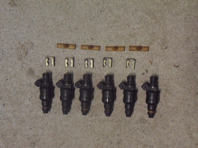 Fuel Injectors V6 with Clips.JPG